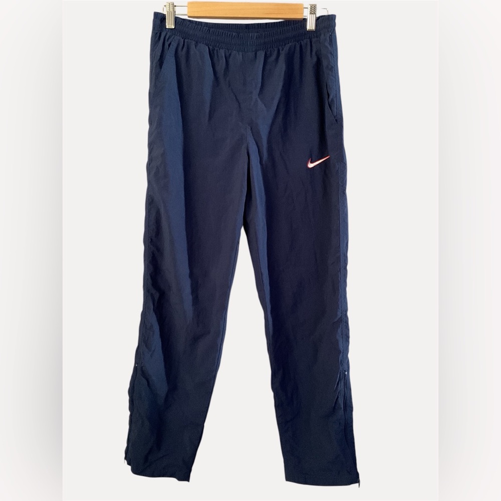 Vintage 90s Nike XL Swoosh Wind Pants Joggers Trainers Tracksuit rare Y2K EUC